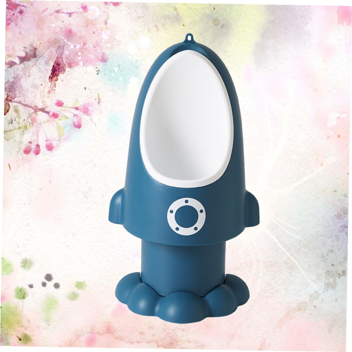 Adjustable Rocket-Shaped Boys Urinal Potty Toilet Training Seat for Easy to Clean Potty with Cute Cartoon Design for Independent Standing Use