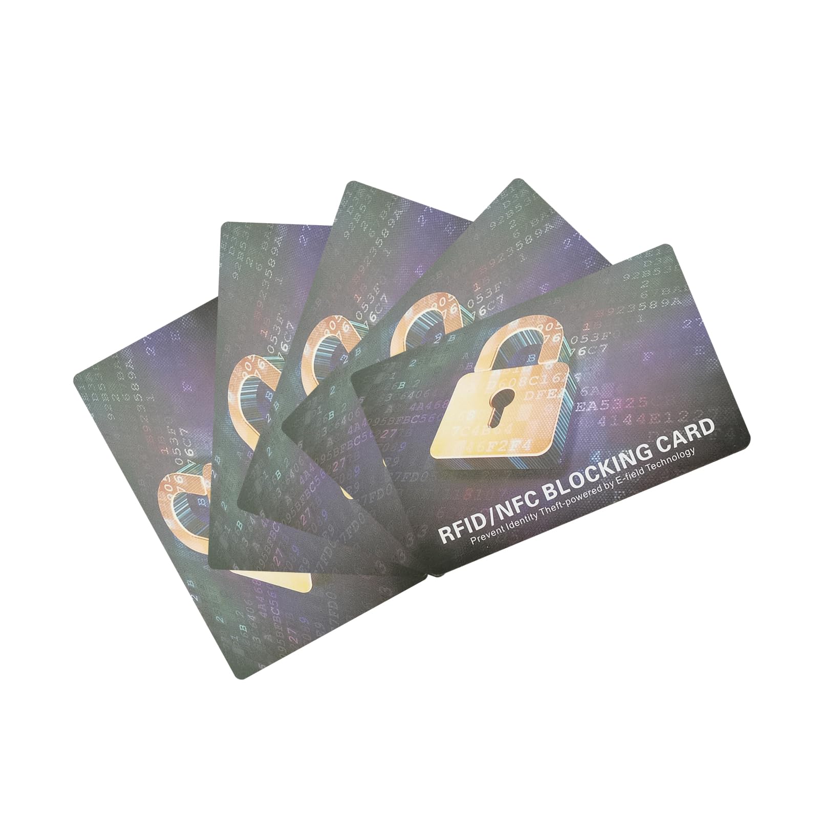 NUUBIZ RFID Blocking Card – Ultimate RFID & NFC Blocking Card, Credit Card Protector, Debit Card Skin, Safeguard Card for Wallet, ATM Card Blocker & Passport Protector (PVC, Black, 1 Pack)