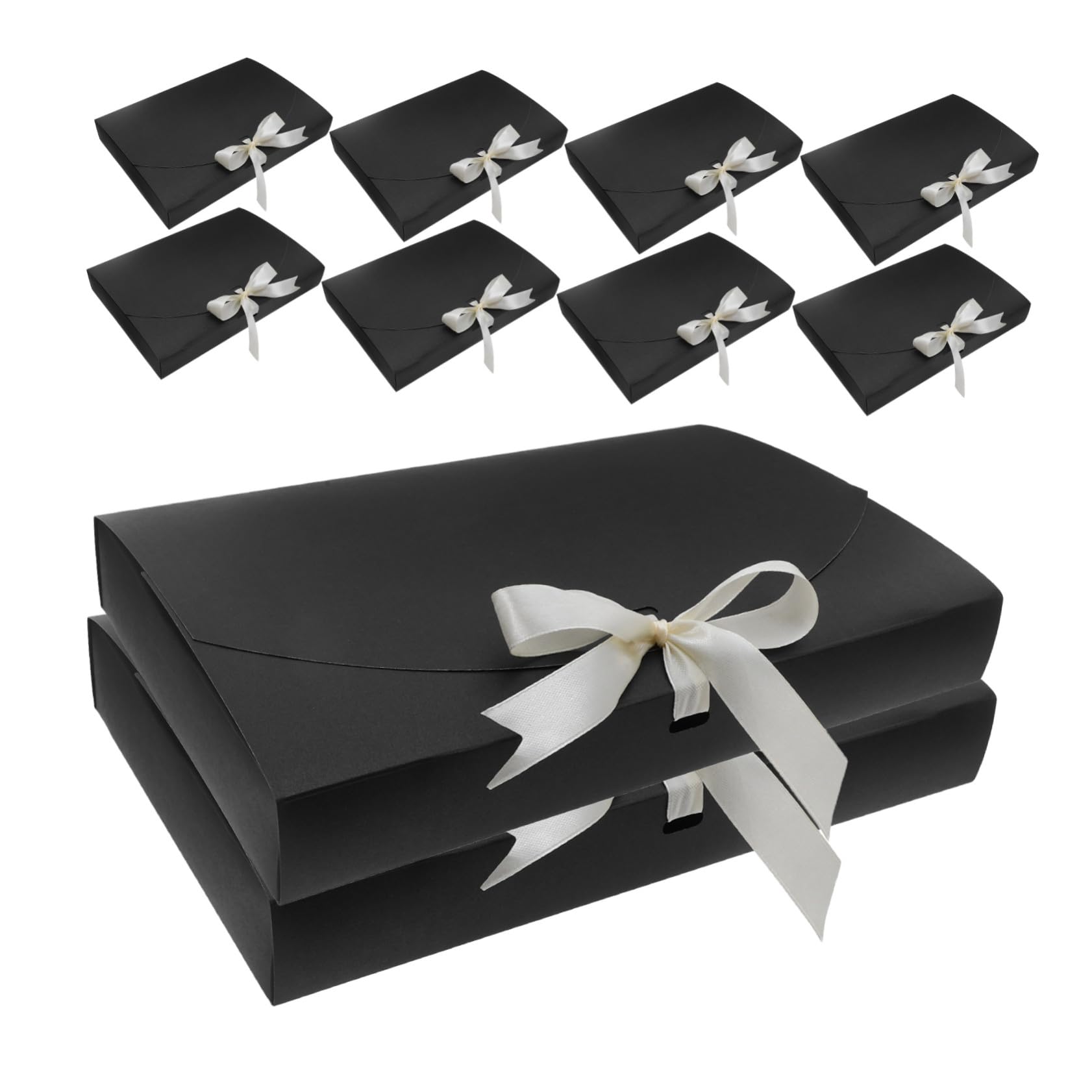 Cabilock 20 Stück Geschenkverpackung Boxen aus Papier mit Schleife für Schals und Handtücher 26x17,5x3,5 Cm Praktische und Vielseitige Geburtstagsgeschenktüten