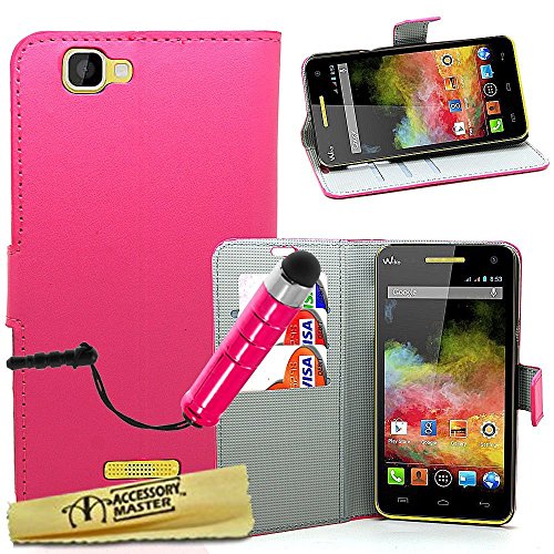 Accessory Master Flip - Funda cartuchera para móvil Wiko Rainbow, multicolor