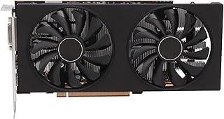 RX5500 XT 8GB GDDR6 Gaming Graphics Card, 256bit 2000MHz 14000MHz Card with Dual Fans, PCI Express X16 4.0, HD DVI VGA Interface for DirectX 12 and OpenGL 4.5