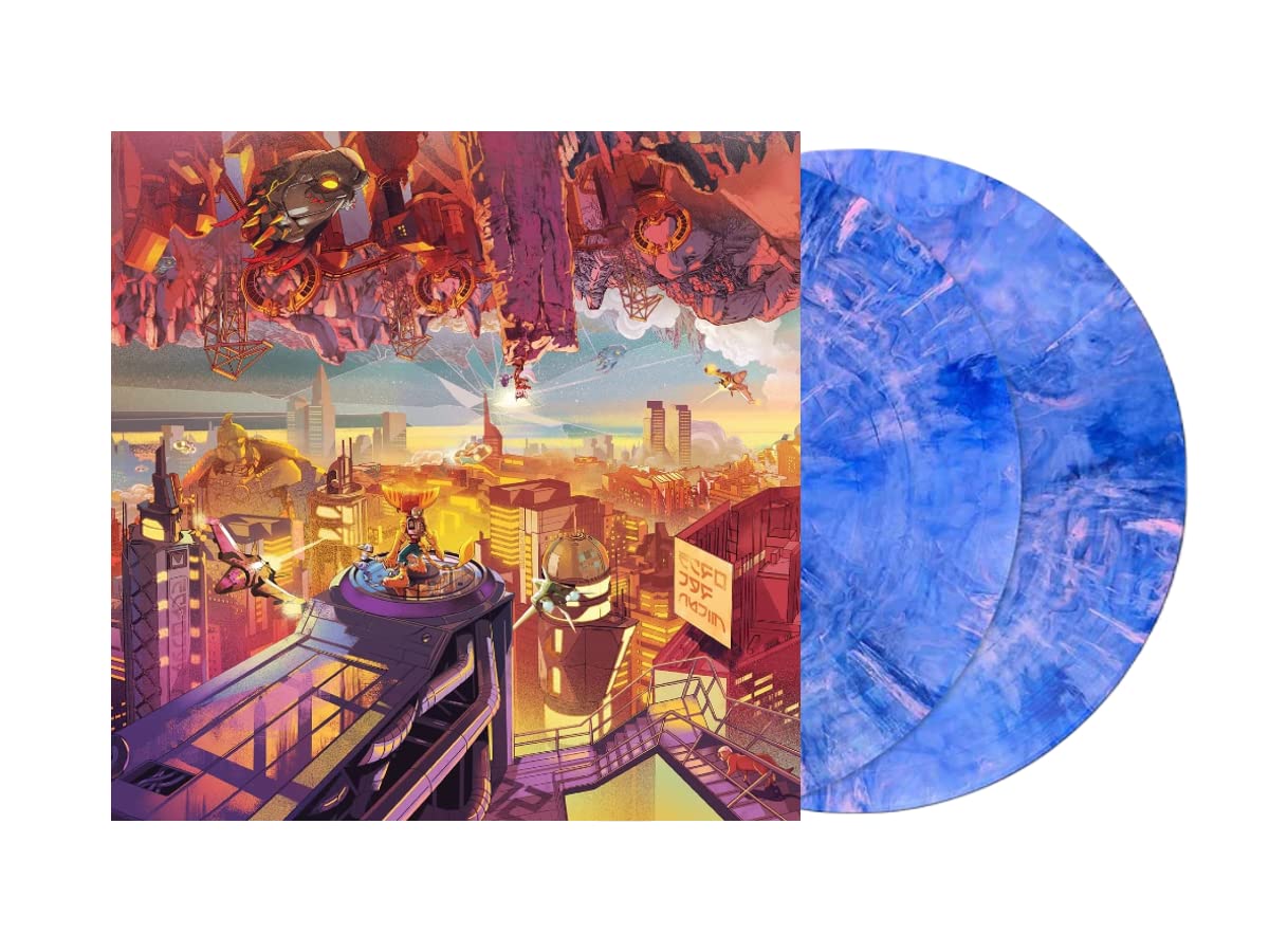 Ratchet & Clank: Rift Apart Original Video Game Soundtrack Blue and Pink Translucent Blend