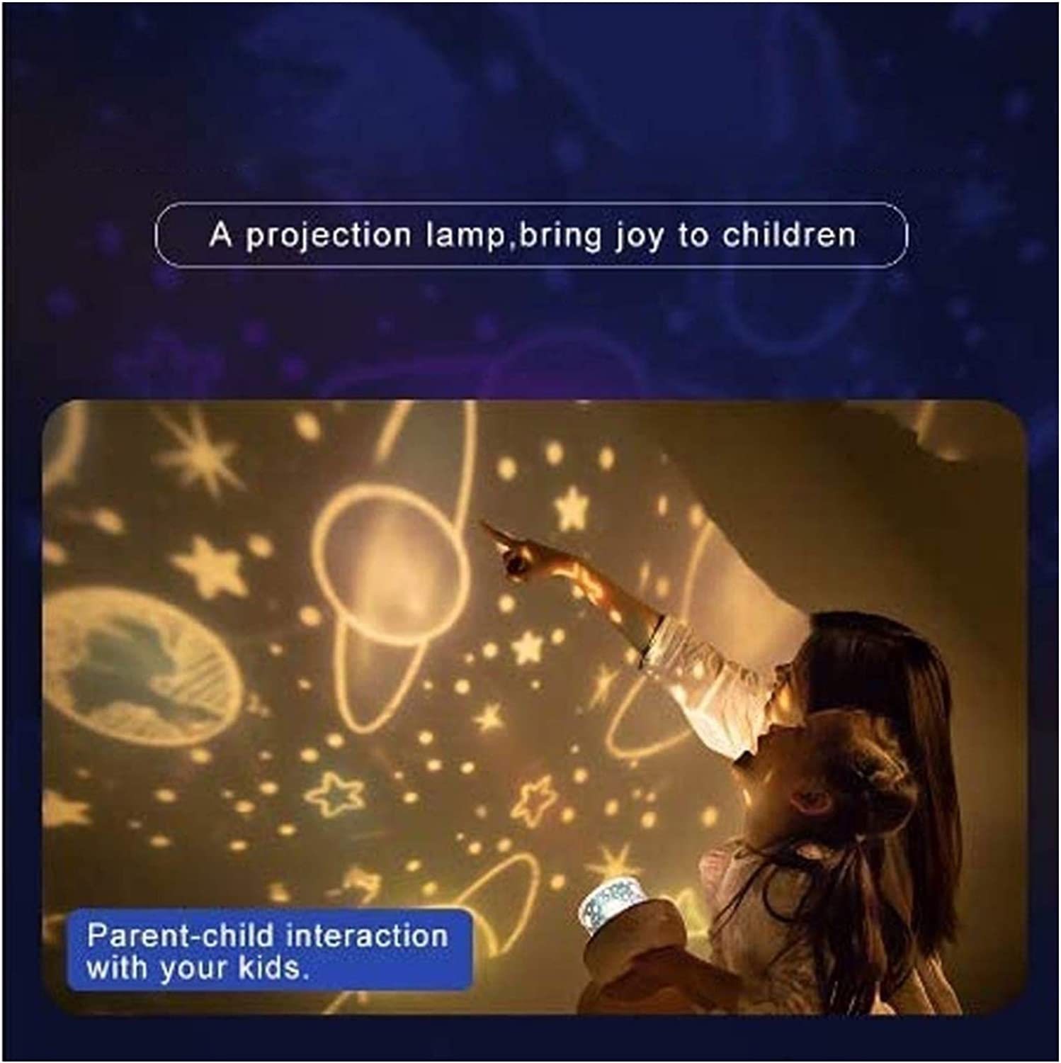 Luz de Noche de Estrellas para niños, lámpara de proyección de luz Nocturna, romántica lámpara de proyector de Estrellas Marinas para Dormitorio