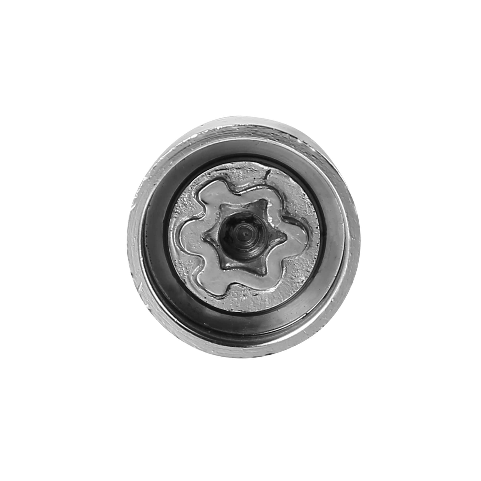 X AUTOHAUX Vis Antivol de Roue, Clé de Démontage pour VW Touareg | Pour VW Scirocco, Magotan, Phaeton, Tiguan, Couleur Argenté, Matière Métal, Dimension 4.1x2.9cm H*P, Diamètre Interne 2.4cm