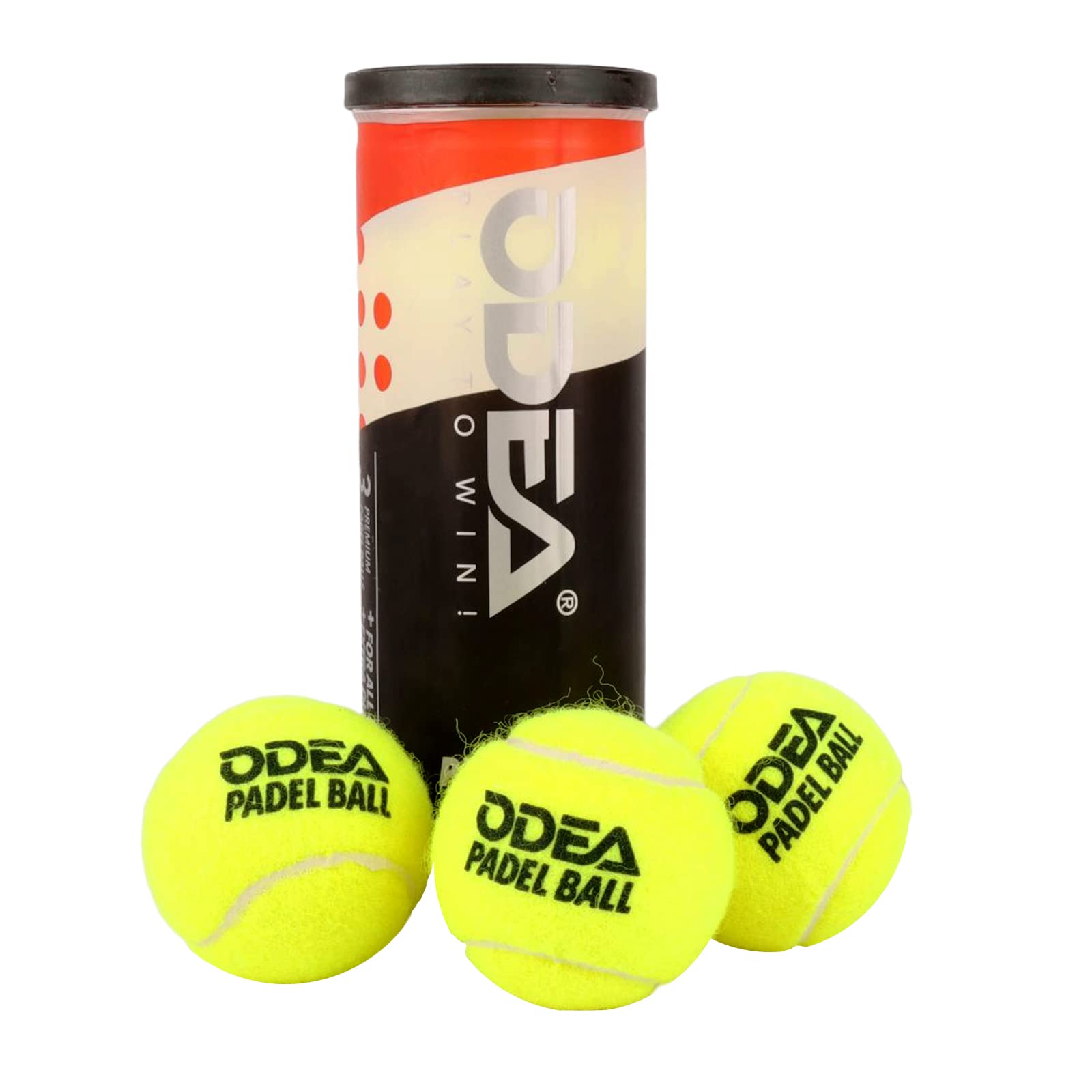 YUESHENG ODEA Padel Ball,Pallde Balls,Padel Tennis Balls, 45% Knitted WoolYellow (3 Units)
