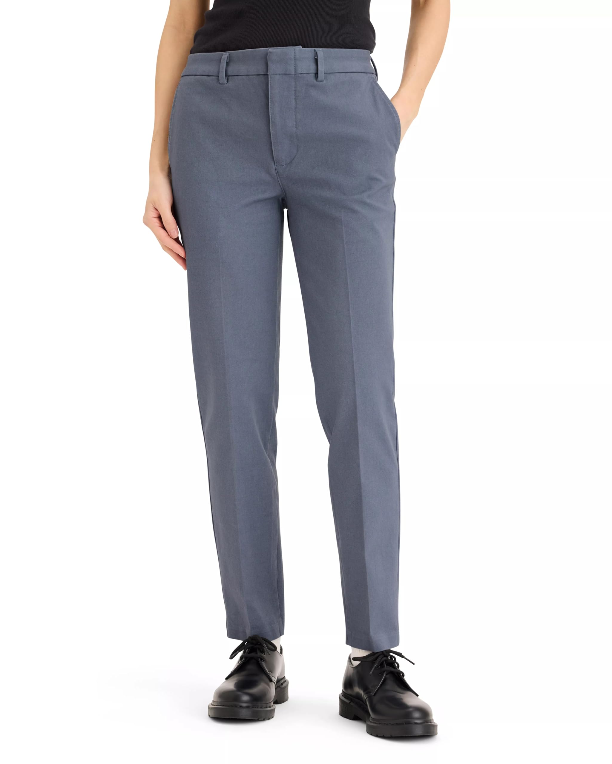 DOCKERS Womens Womens Collins Trouser Mid-Rise Slim with Sculpt