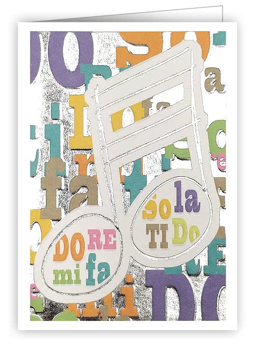 Quire CollectionsMini Card So La Ti Do Musical Note