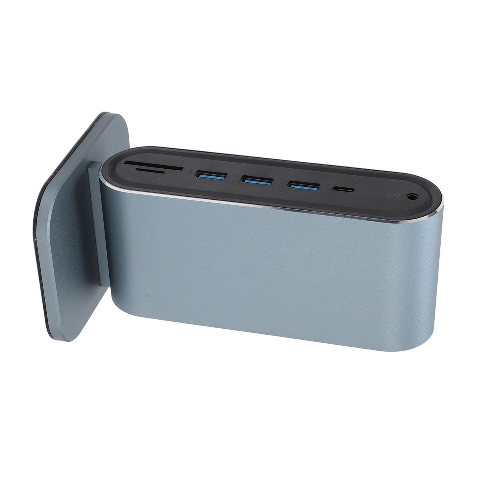 aqxreight Stacja Dokująca USB C do Laptopa 12 Cali, 4K VGA, Koncentrator USB C 10 Gb/s z Ethernetem 100 Mb/s, ładowanie PD 87 W, Porty A 5 Gb/, Gniazdo Kart SD, Aluminiowy Przenośny Koncentrator do