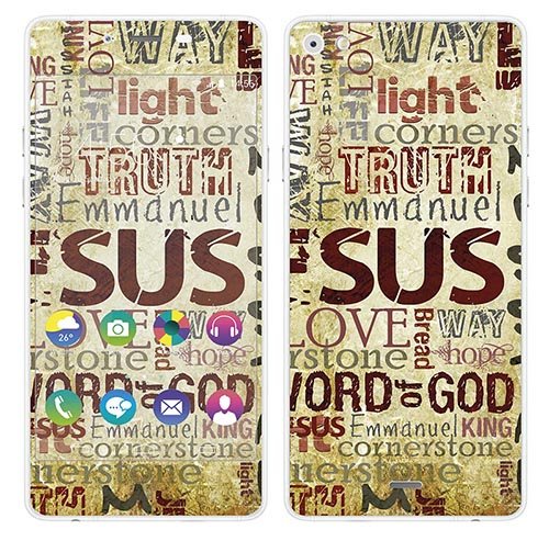 Royal Sticker RS.122388 Autocollant pour Wiko Highway Pure avec Motif Jesus