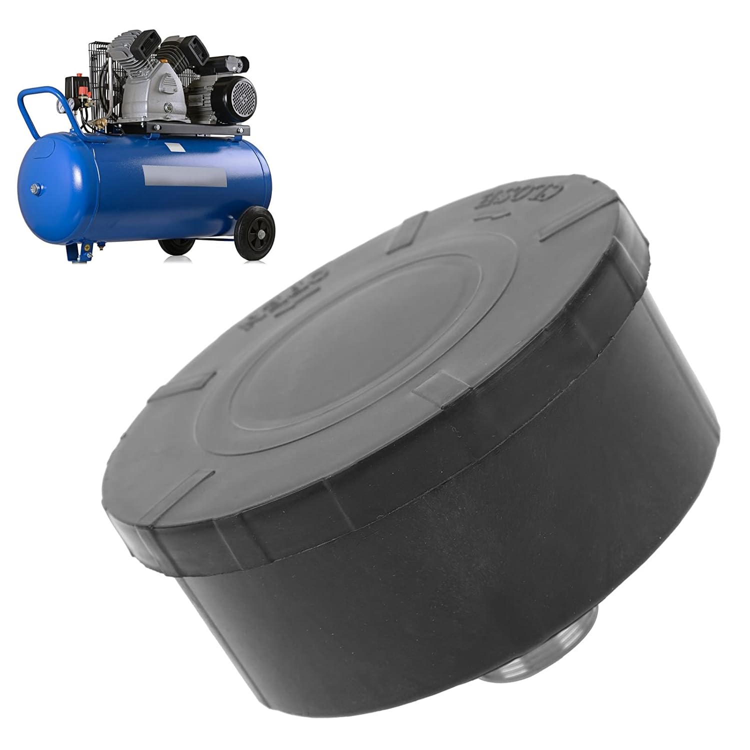 Absシェルエアコンプレッサーノイズマフラー 広く使用されている耐摩耗性スレッドエアコンプレッサーノイズマフラー修理ツール用エアコンプレッサー アクセサリー