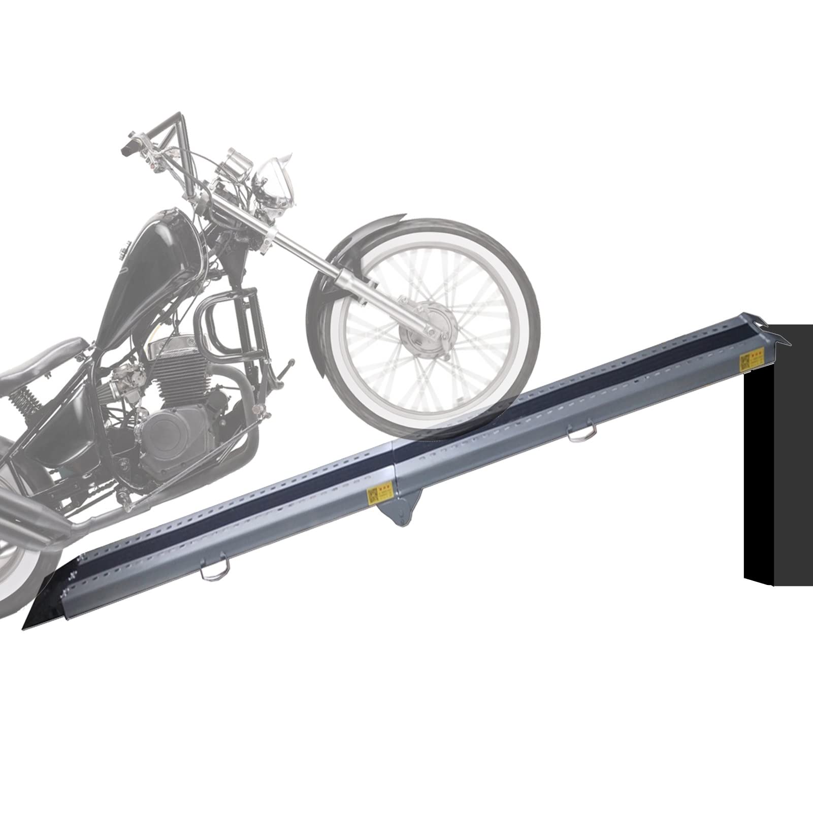 Rampa krawężnikowa Motocyklowa rampa progowa dla wózków inwalidzkich, składana długa rampa krawężnikowa Rampy załadunkowe, antypoślizgowa rampa podjazdowa do samochodu, długość 78 "/94"