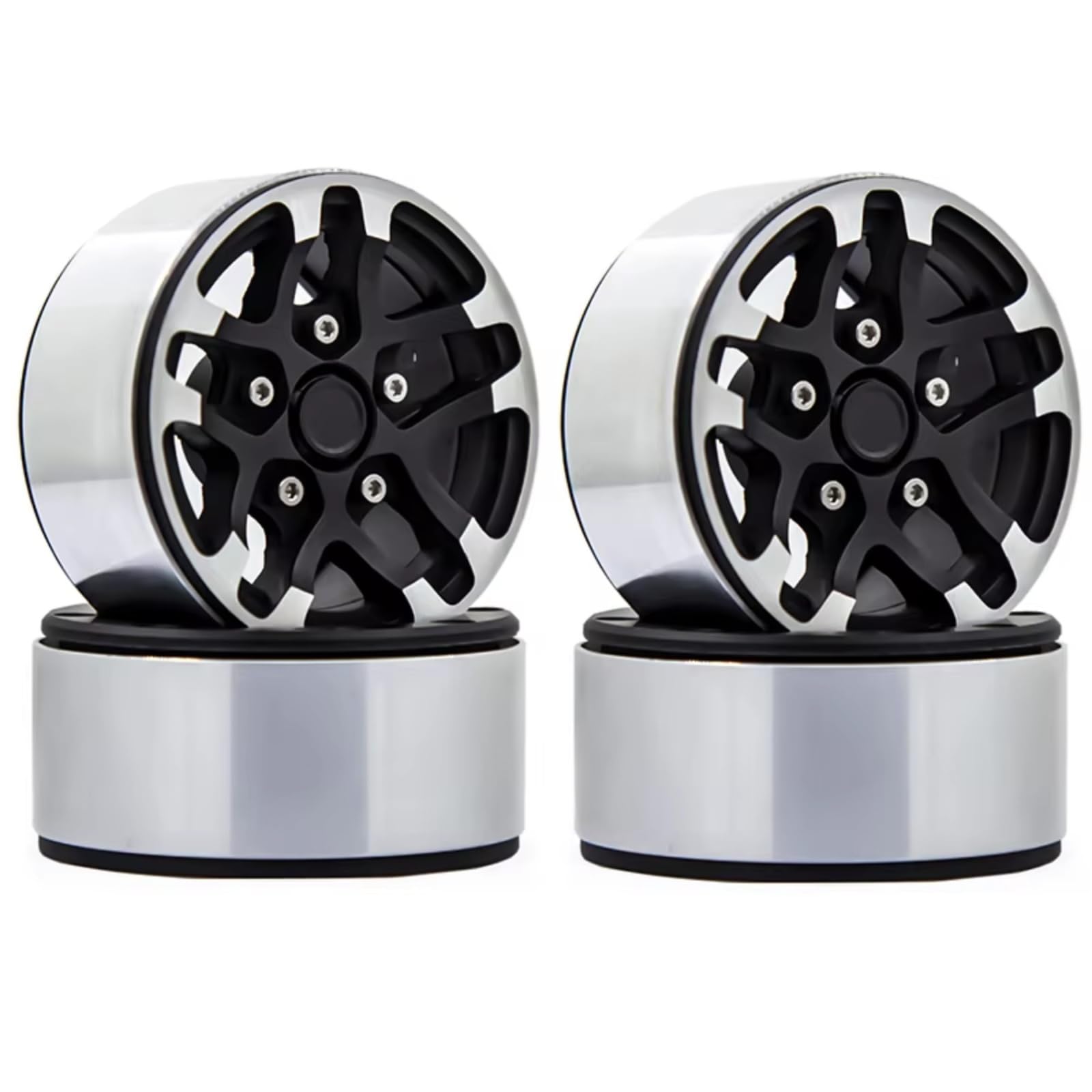 Compatibile Con TRX4 Per SCX10 AT4 1/10 RC Auto Modifica Aggiornamento Parti Di Ricambio Accessori Cerchi Da 1.9" RC Ruote Gomma