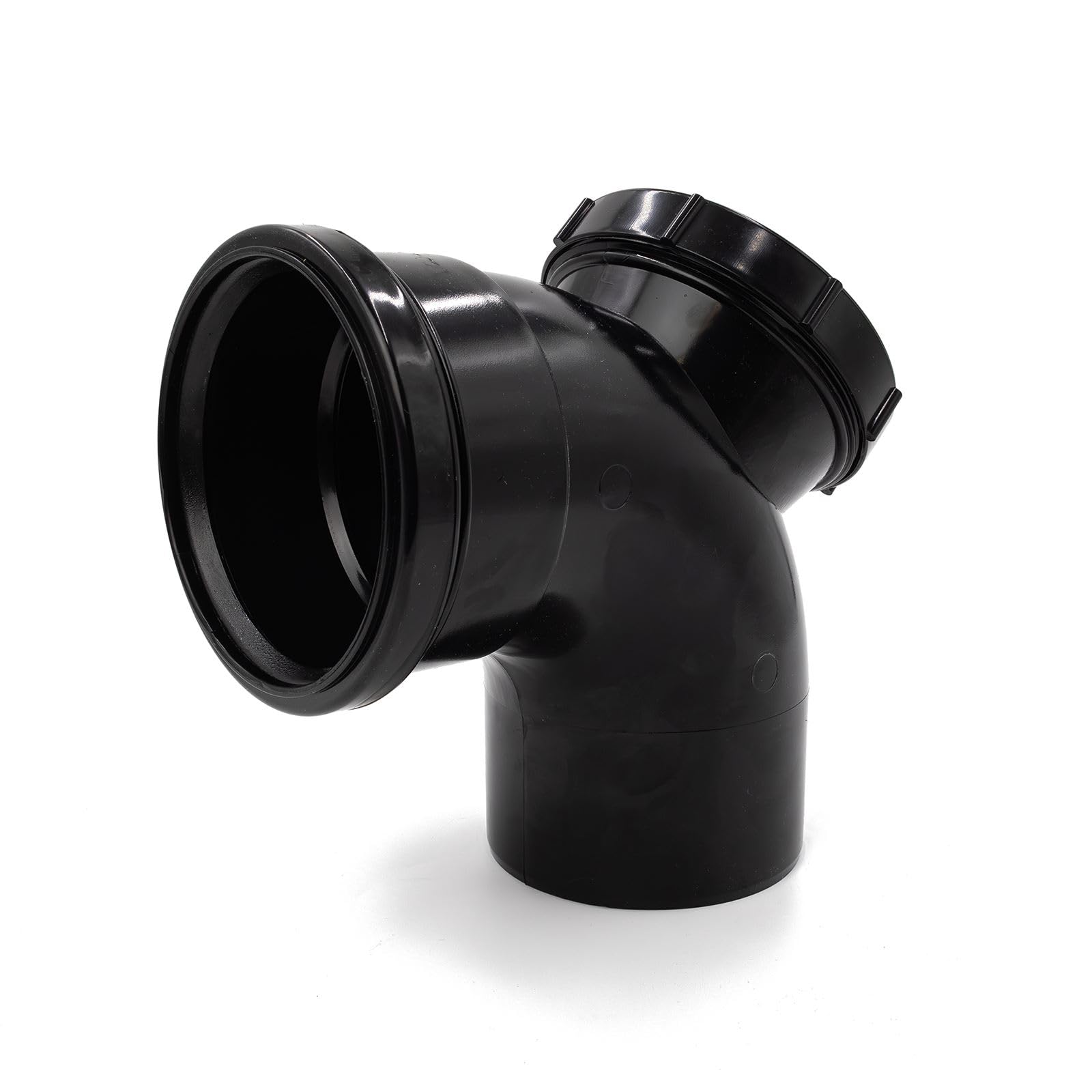 Truly Pvc Limited Black Kayflow 110Mm Soil (S11) - 90° Short Access Bend (Single Socket),