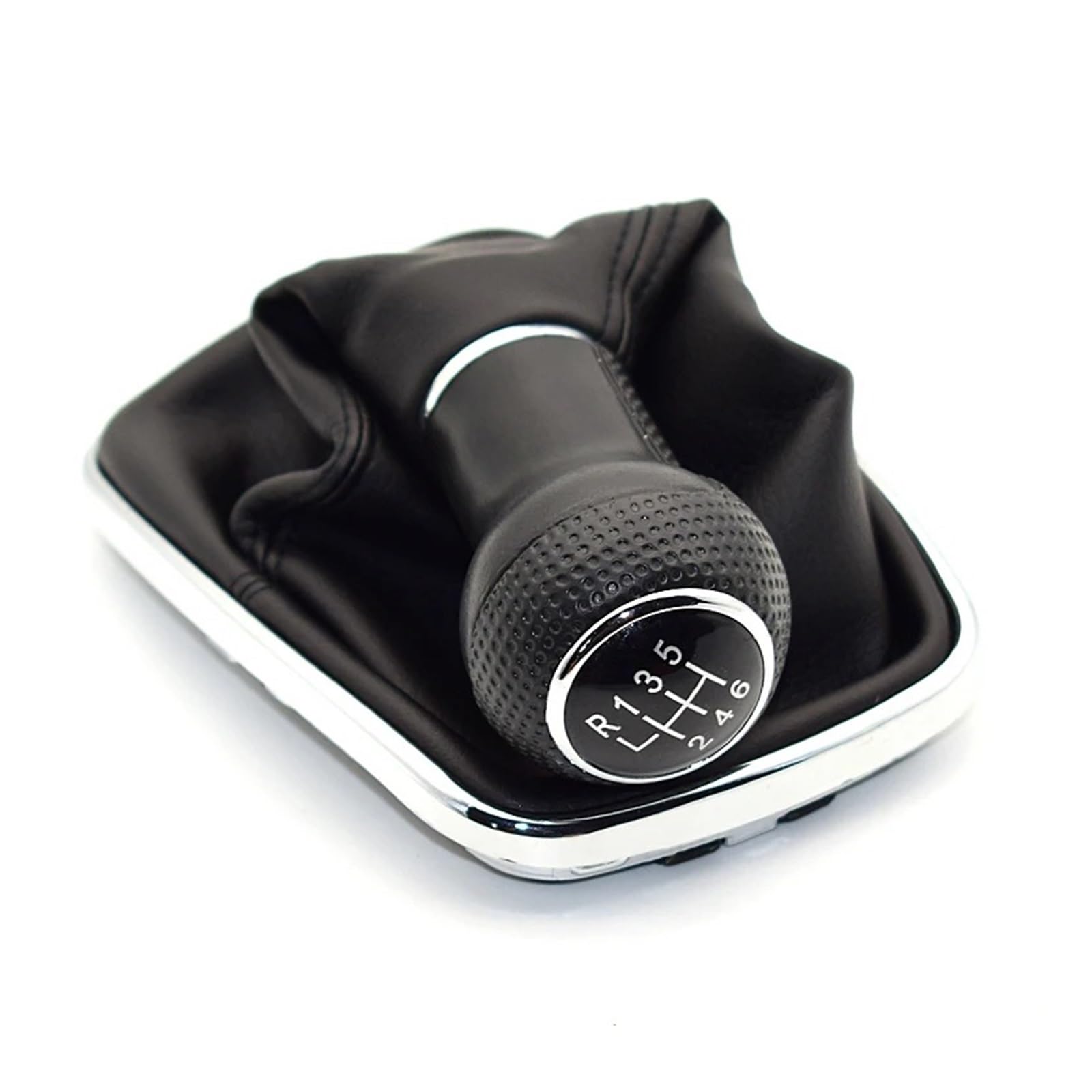 Vavgkdkpzb 6 Speed A Shifter Lever Handle For Vw Mk4 For Jetta For Bora 1999-2004 5 6 Speed Gear Shift Knob Lever Shifter Gaiter Boot(6 Speed A)