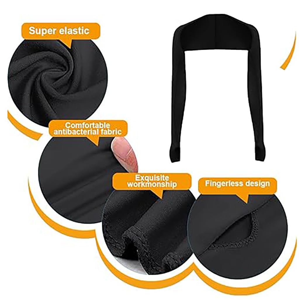 Schutzarmmanschetten Schal mit Fingerlöchern Multicolor 25x15cm for Outdoor-Sport(Mixed10#)