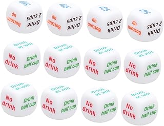 Vaguelly 12 Pçs Role Playing Dados Zirtek Adultos Suprimentos De Festa Mexicanos Jogo De Dados De Mesa Jogo De Dados Bêbado Coisas Para Casais Jogo De Dados Ktv Dados Jogo Criativo Dados