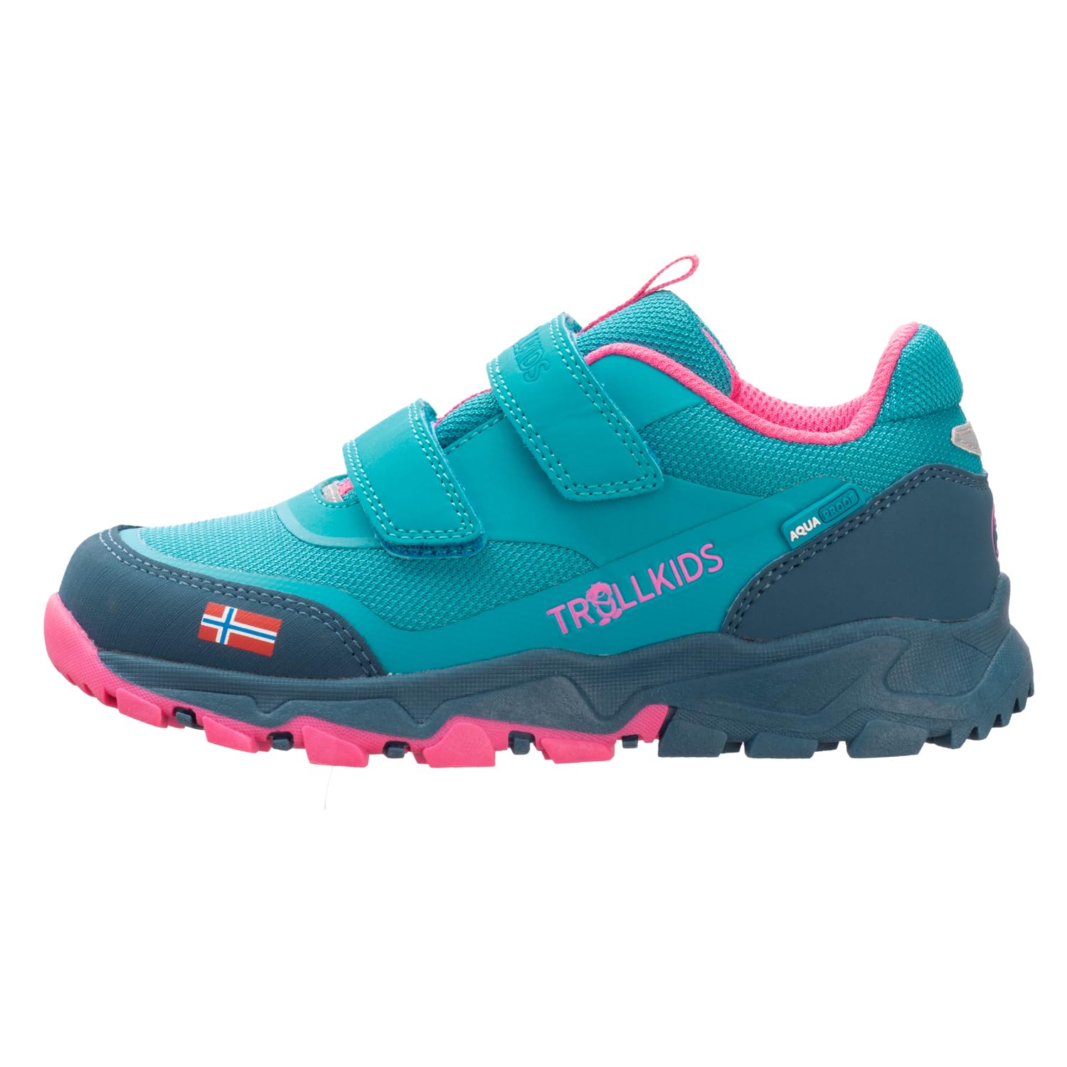 Trollkids Botas de senderismo impermeables para niños Preikestolen