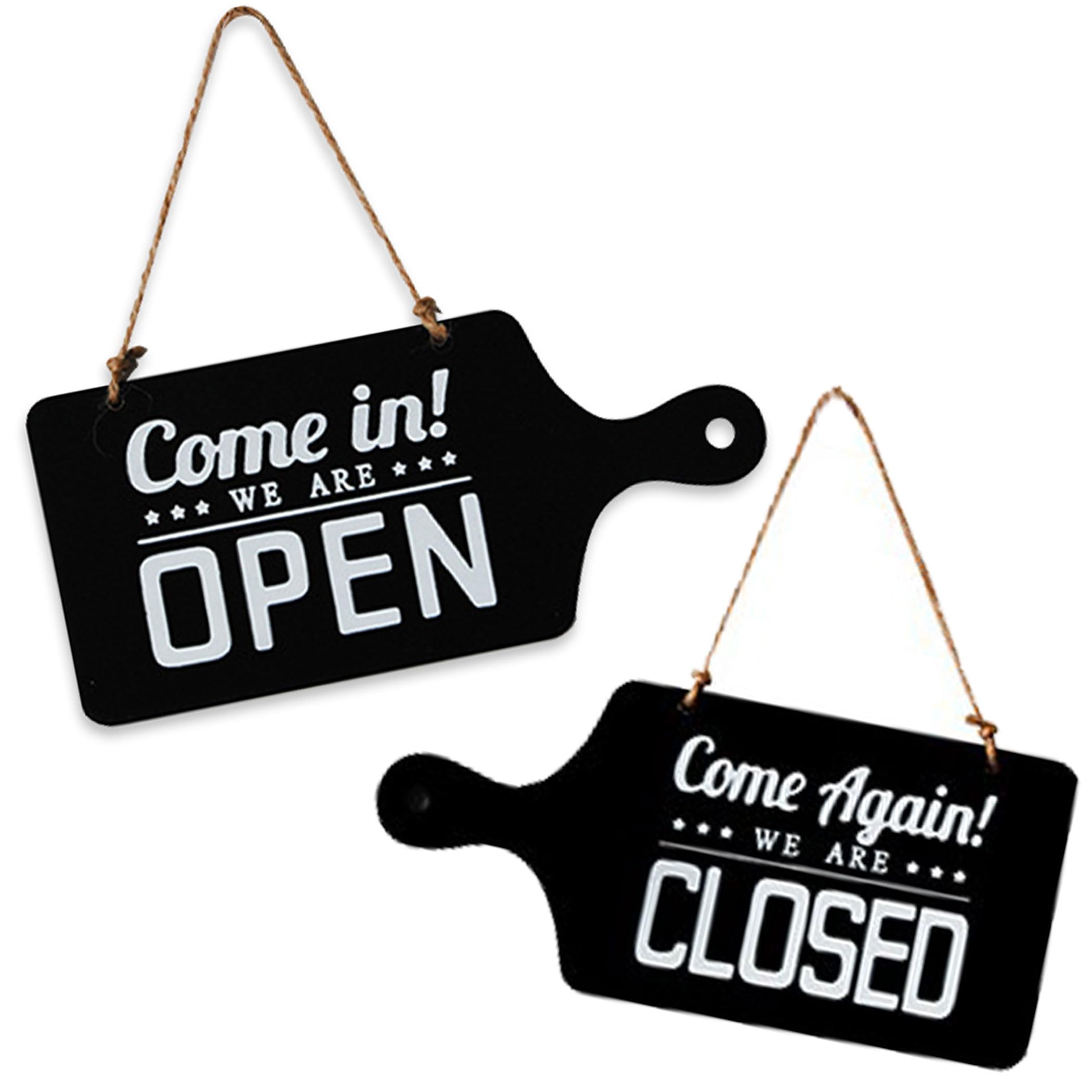 Amazon | HAMILO ドア看板プレート 吊り下げ型 看板 オープン クローズ