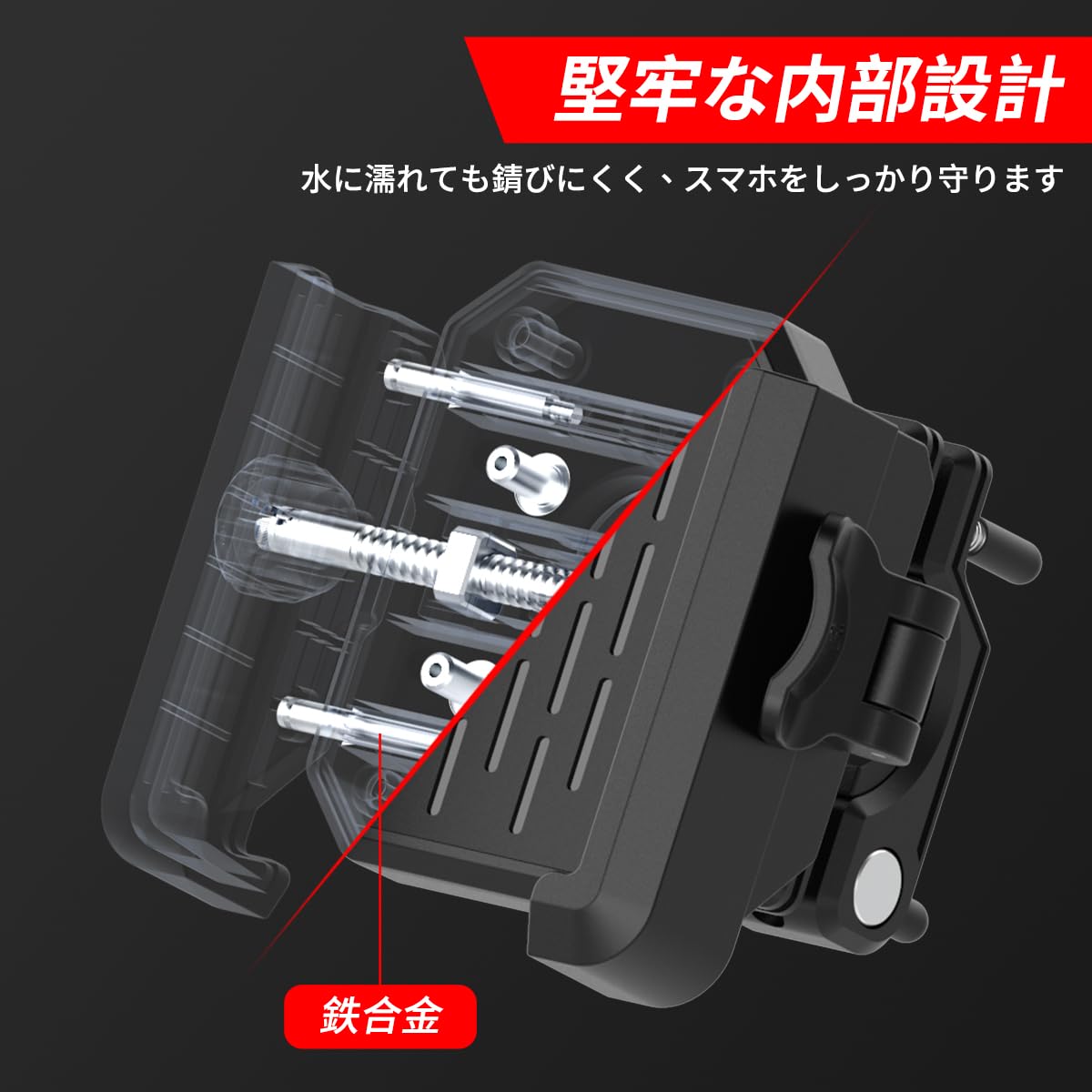 簡単ロック 自転車スマホホルダー スマホマウント 落下防止 簡単取り付け Amazon.co.jp: ACEPEED 簡単ロック 自転車スマホホルダー スマホ