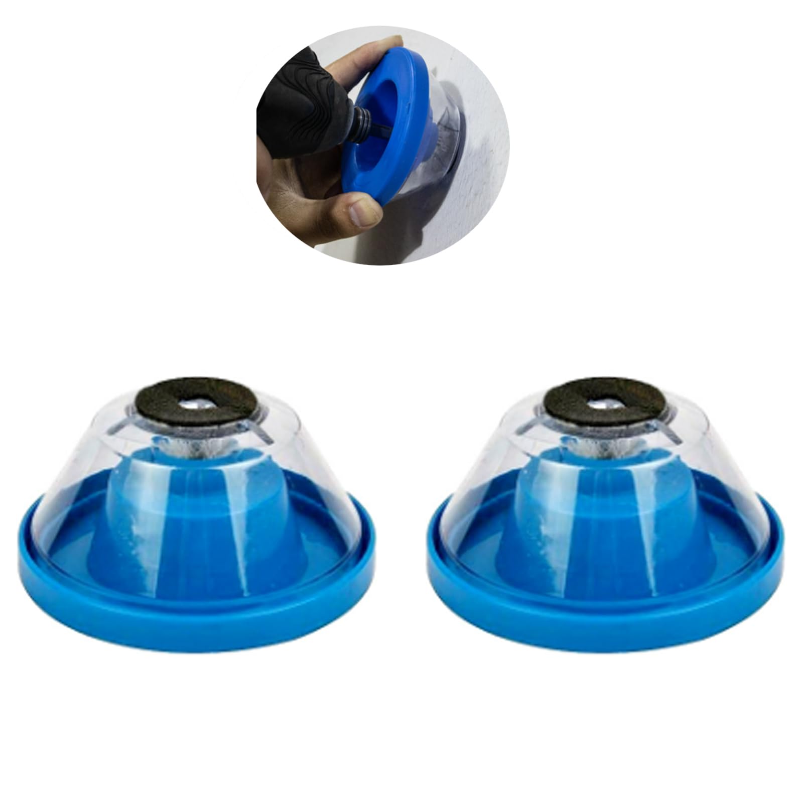 2 Piezas Colector Polvo Taladro, Taladro Cubierta Polvo, Colector Polvo a Prueba Golpes, Adecuado para Recoger Polvo al Taladrar para Evitar que el Polvo Vuele
