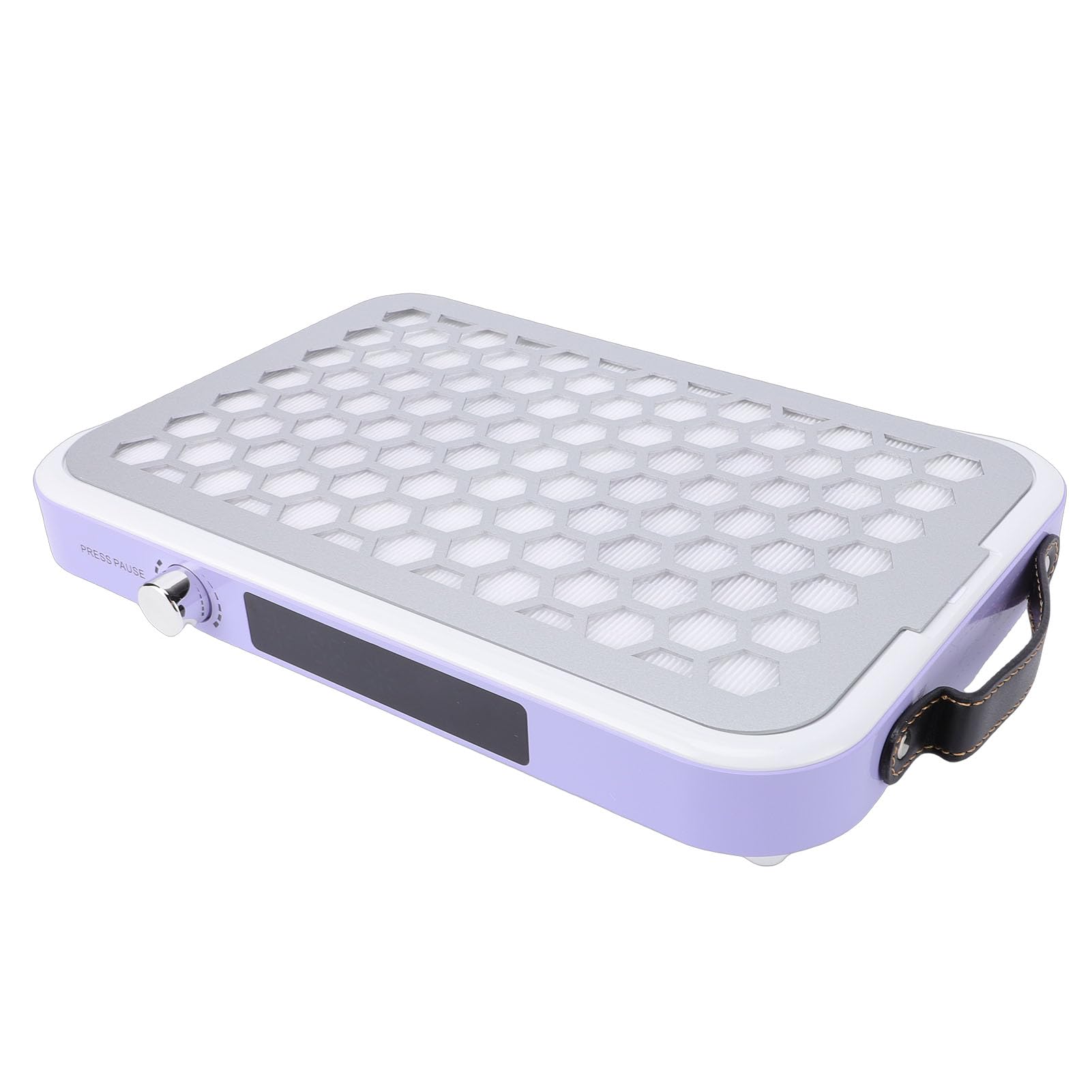Aspirador de Polvo para Uñas Potente 4500 RPM, 10 Velocidades Ajustables con Filtro Reutilizable, Colector Compacto y Silencioso fit for Manicura Acrólica y Gel (Enchufe UE)