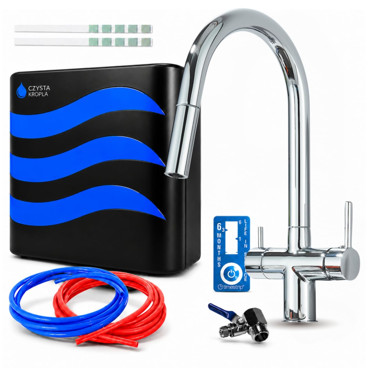 Robinet de cuisine 3 voies mitigeur douchette extractible filtre eau potable chromé