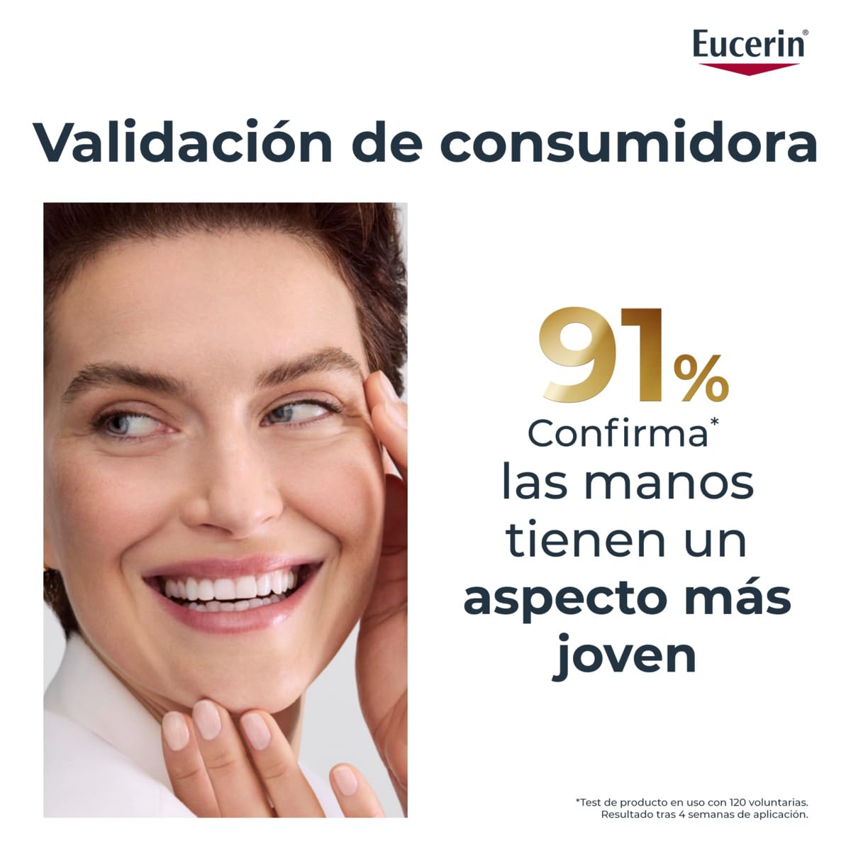 Eucerin Hyaluron-Filler + Elasticity Crema de Manos Correctora de Manchas Edad FPS 30 75 ml