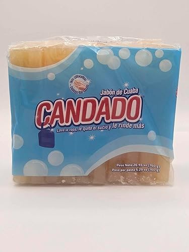 45 JABÓN DE CUABA CANDADO Jabón Lava ROPA QUITA EL SUCIO Y RINDE MAS