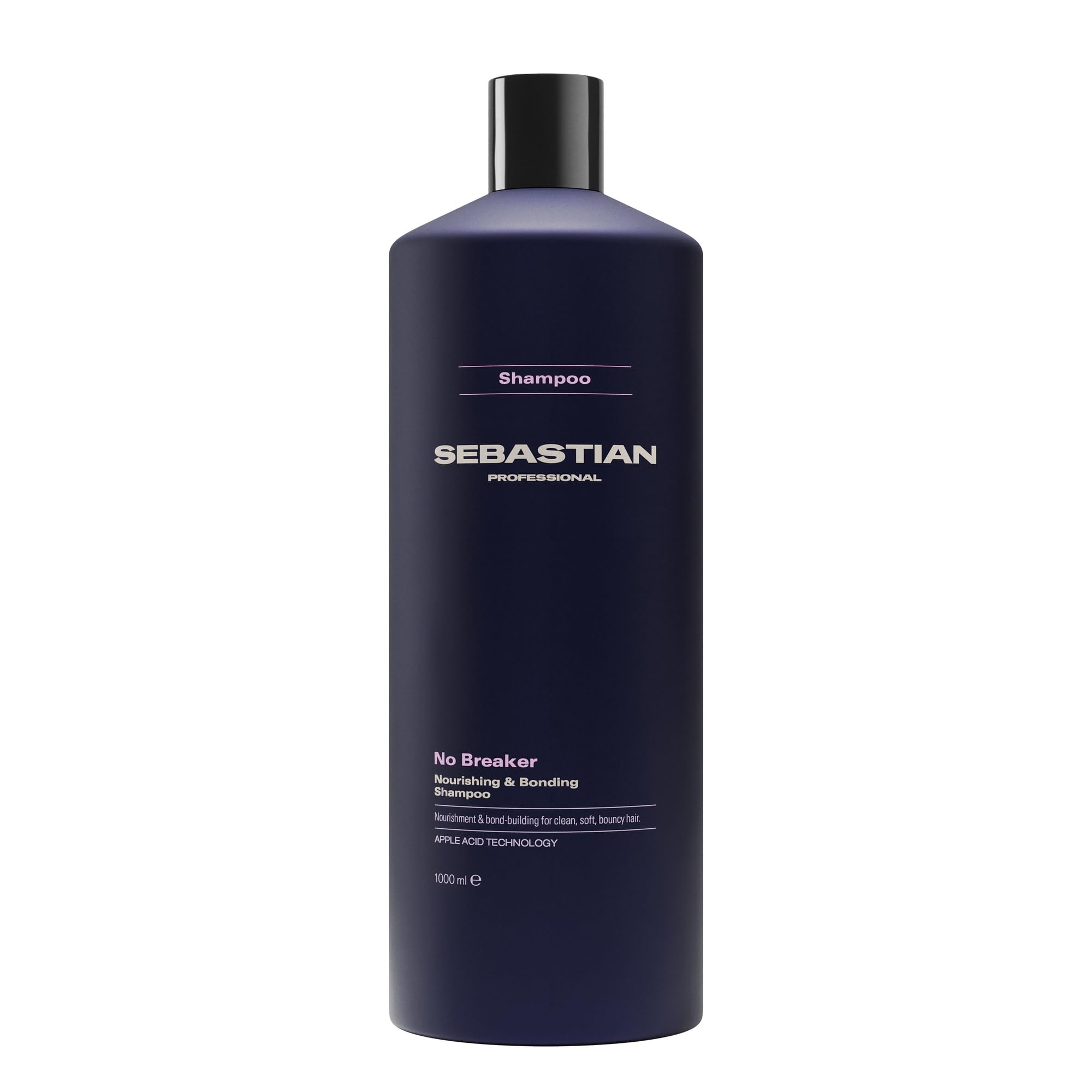 Sebastian Professional NO BREAKER Nourishing & Bonding Shampoo – Pflegendes Shampoo mit Apfelsäure-Technologie, reinigt sanft & stärkt die Haarstruktur für weiches, schwungvolles Haar - 1 L