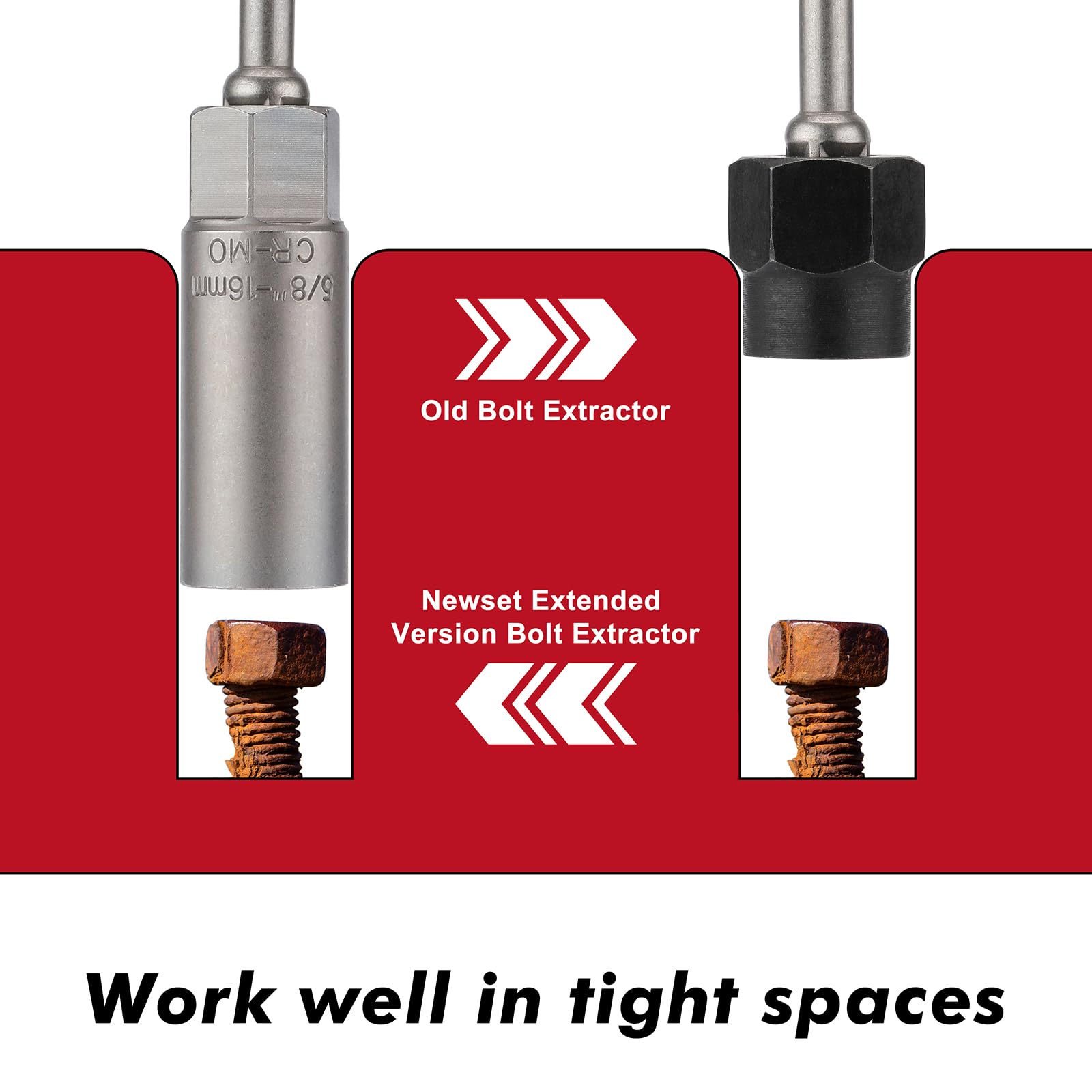 Snapklik.com : 7-Piece Spiral Type Deep Extractor Set, Nut Extractor ...