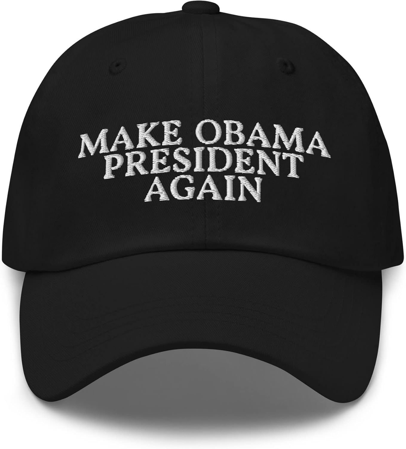 Make Obama President Again Dad Hat - Funny 44 Embroidered Cap