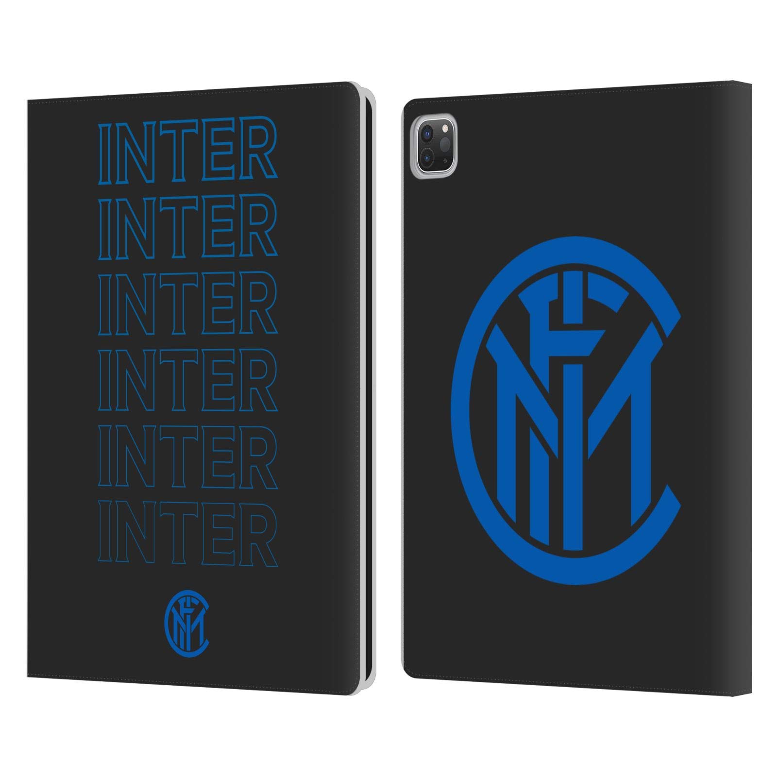 Head Case Designs Licenza Ufficiale Inter Milan Tipo di Logo Grafici Custodia Portafoglio in Pelle Compatibile con Apple iPad PRO 12.9 2020/2021/2022