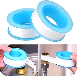 Water Plumbing Adhesive Tape Thread Seal Tapes Water Pipe Waterproof Trapping Tape Water Air Pipe Seal Tape Pipe Leak-Proof Faucet Leak Sealing Raw Material Belt