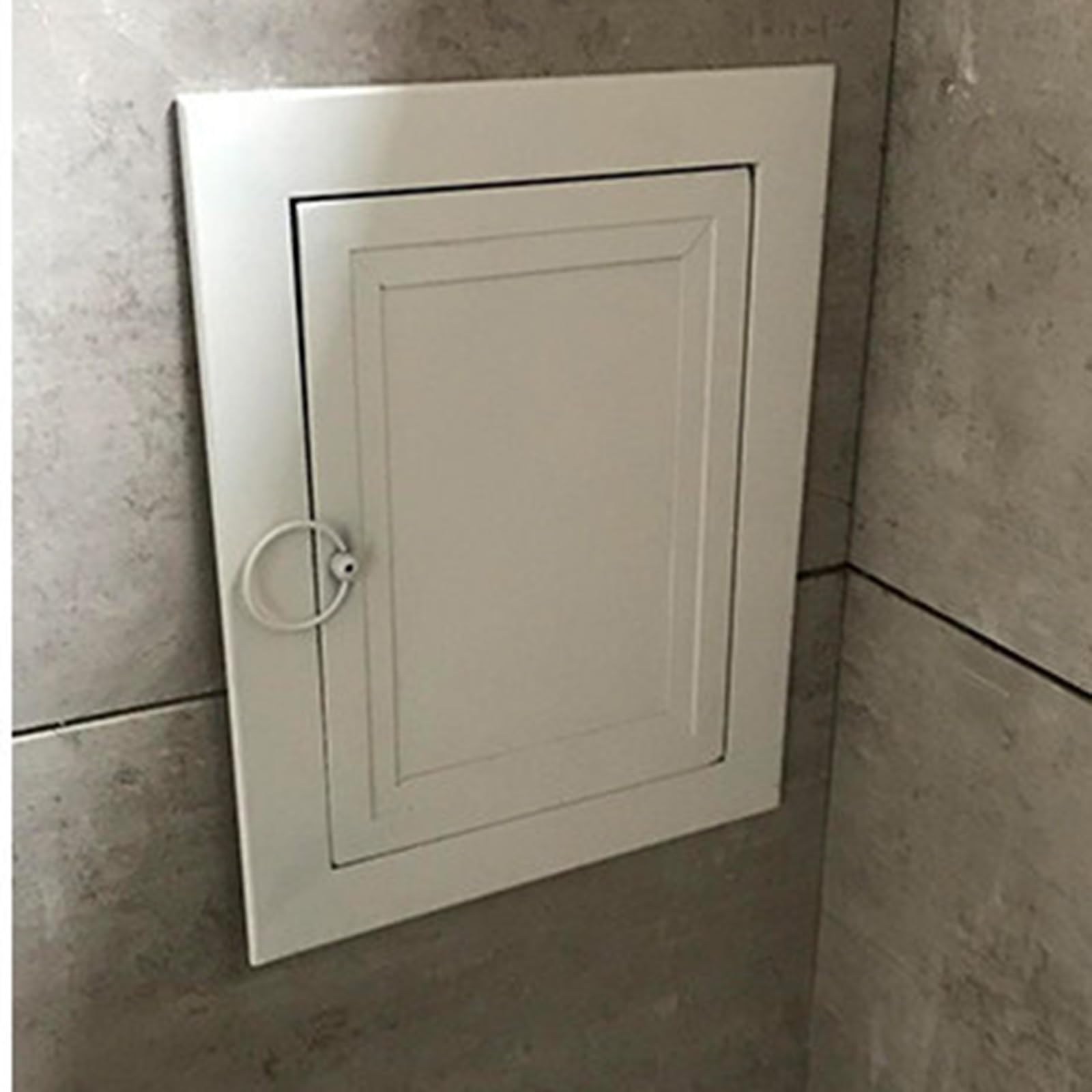 Pannello di Accesso in Lega di Alluminio da 22×44" con Anello di trazione, sportello di ispezione a Filo per pareti e soffitti, sportello per vani Tecnici per impianti Idraulici, elettrici e