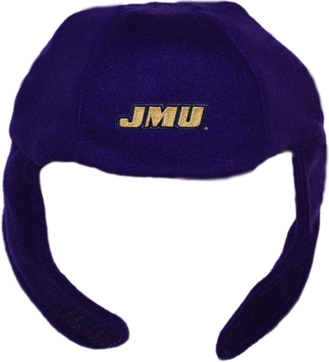 Creative Knitwear James Madison University Polar Fleece Chin Strap Beanie