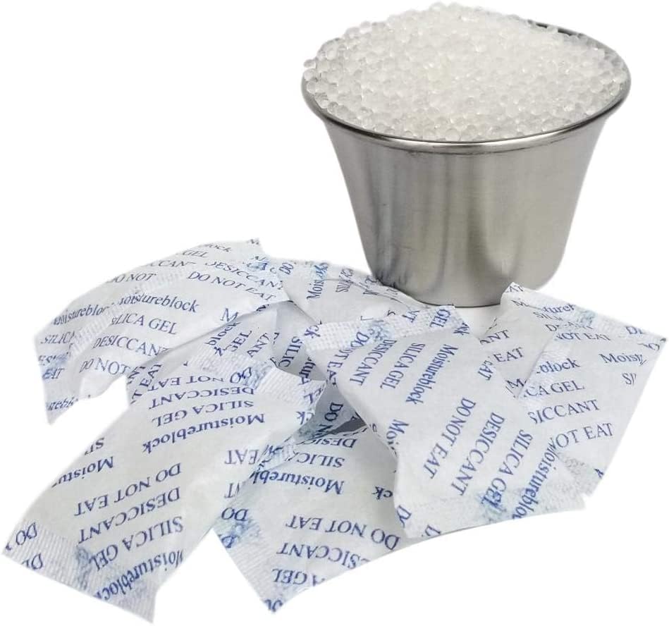 Thea Silica Gel White/Desiccant/Moisture Sbsorbr/Moistur Absorbent (50 Pouches,5Gm Each - Pack of 1)-image-23