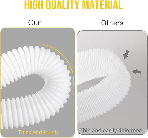 Miniatura 3 de Mangueras de piscina para piscina sobre el suelo, paquete de 4 accesorios de manguera de filtro de piscina de 1.25 pulgadas, manguera de repuesto de