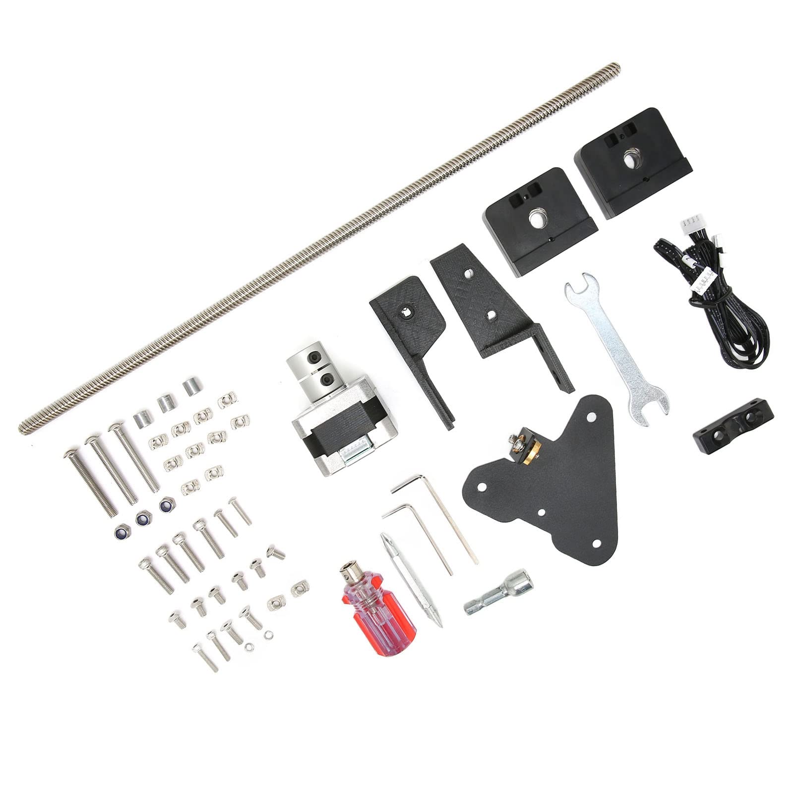 Fyearfly Dual Z-Achsen-Upgrade-Kit für 3D-Druckgeräte mit Bleispindel und 42-Schrittmotor, verbessert Stabilität und Präzision, kompatibel mit Ender 3, Pro, V2 Serie