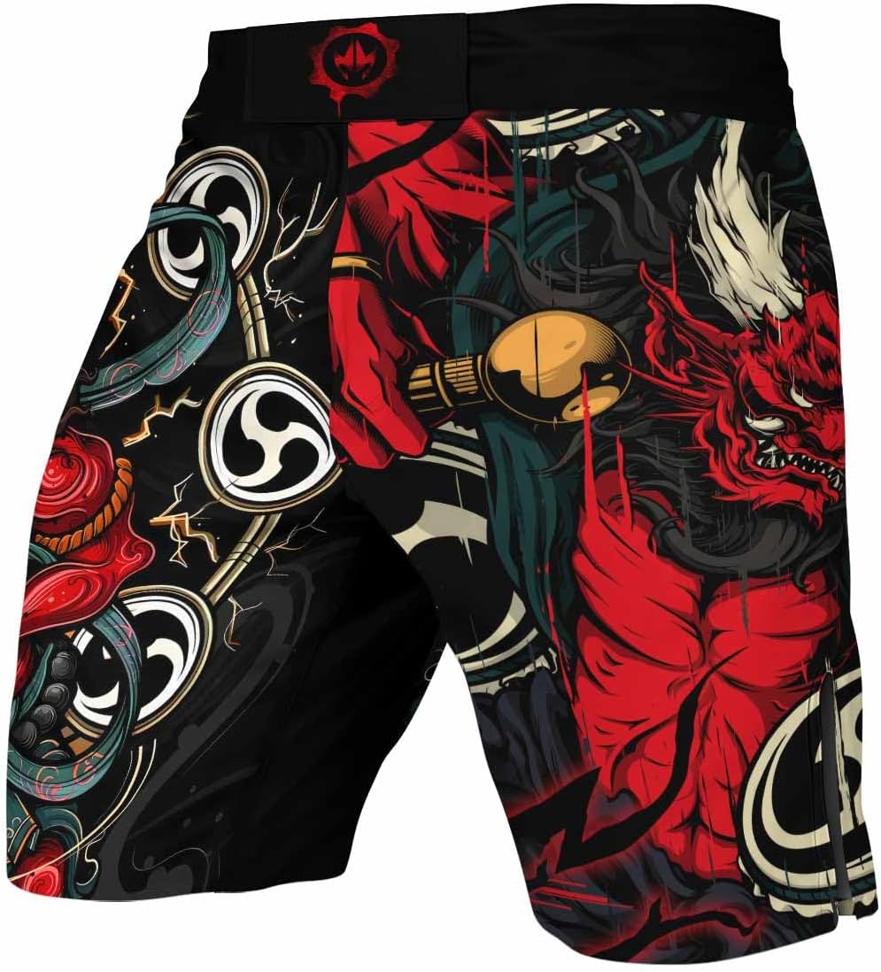 Legendary Samurai Men's Fight Shorts MMA Boxing BJJ Kickboxing Shorts Trunks Fight Wear