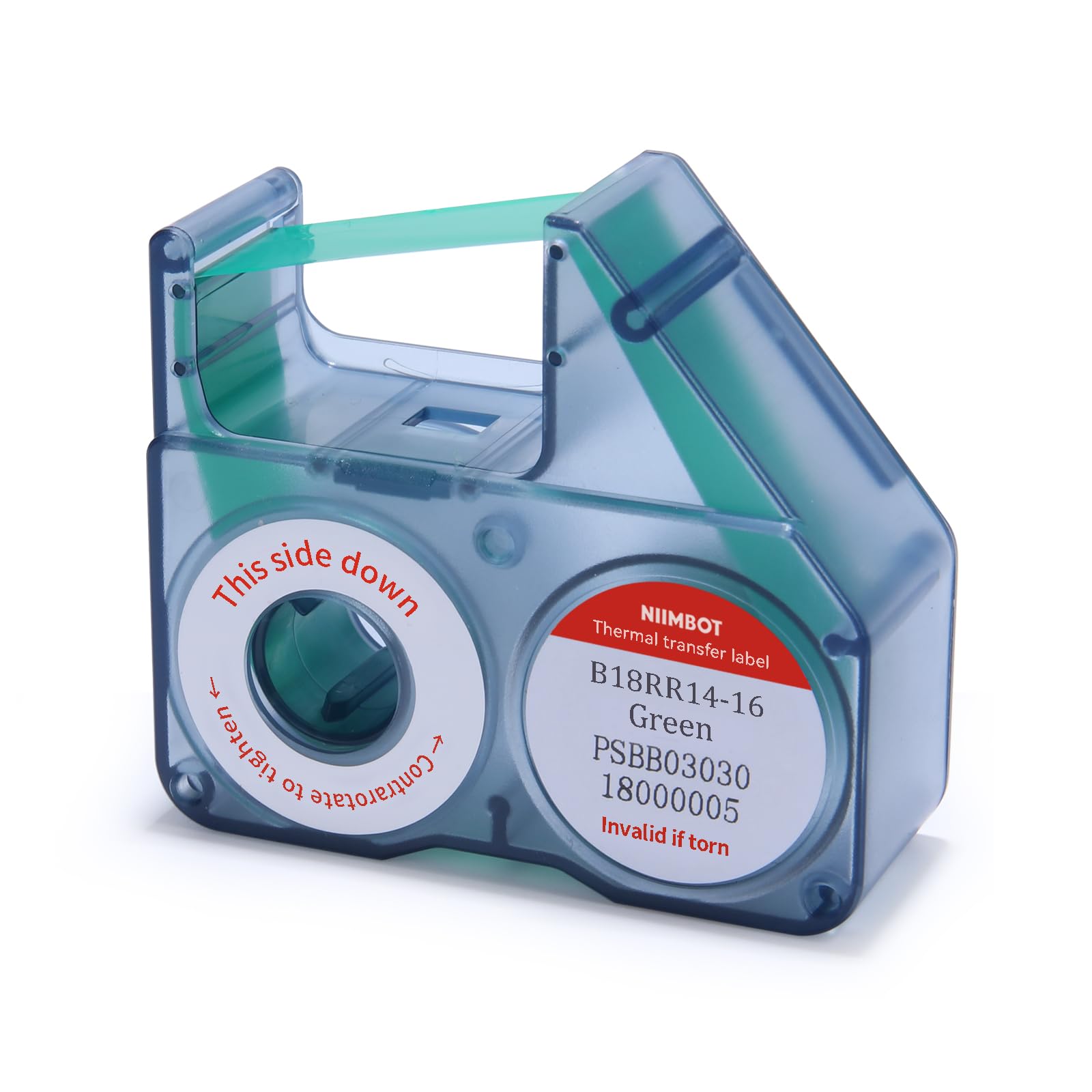 NIIMBOT Compatible Labeling Ribbon, Replacement Refill Tapes for B18/N1 Thermal Transfer Label Printer, Clear Printing Long Storage Time, Up to 16