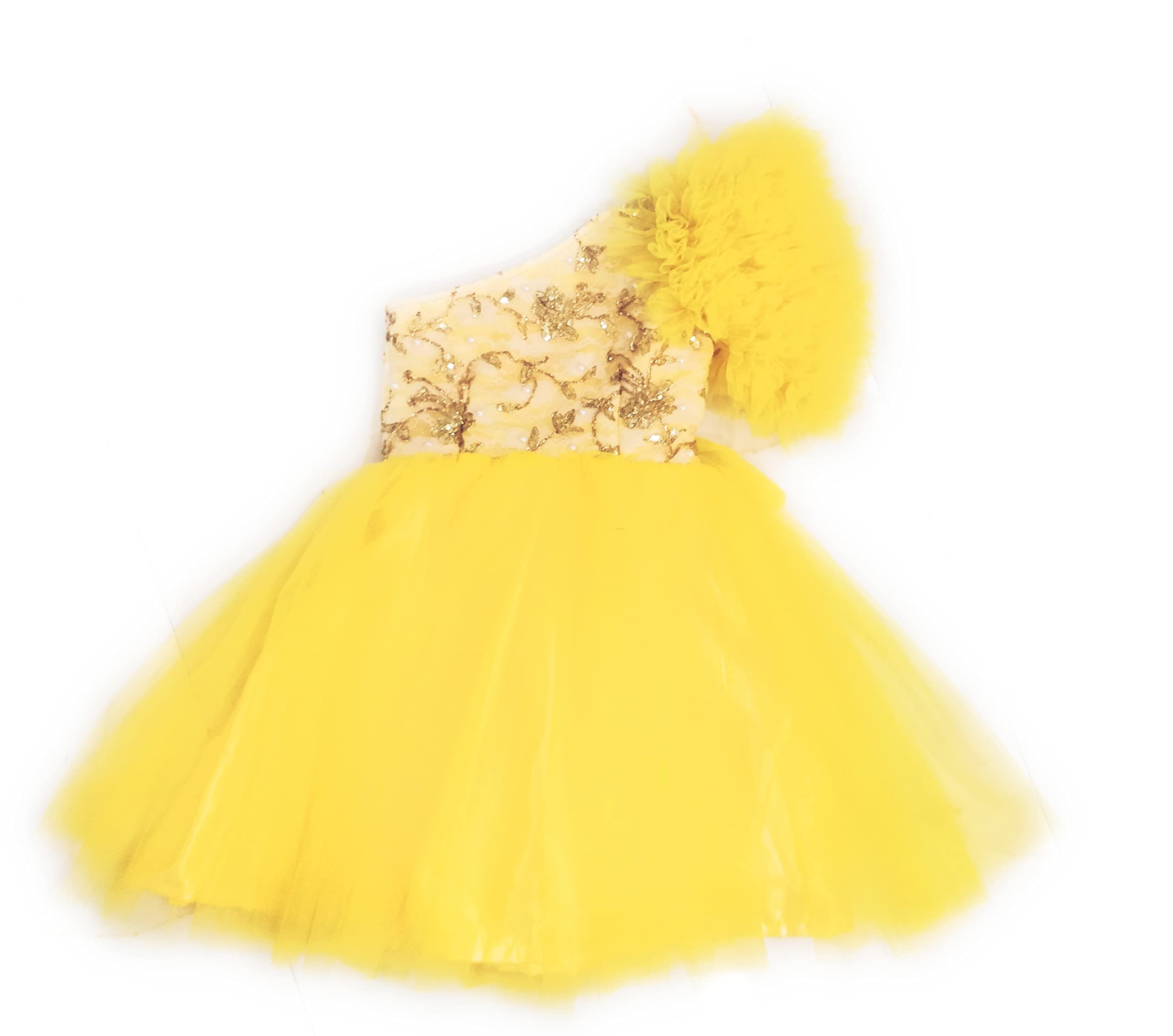 TILISMOne Shoulder Full Flared Dress