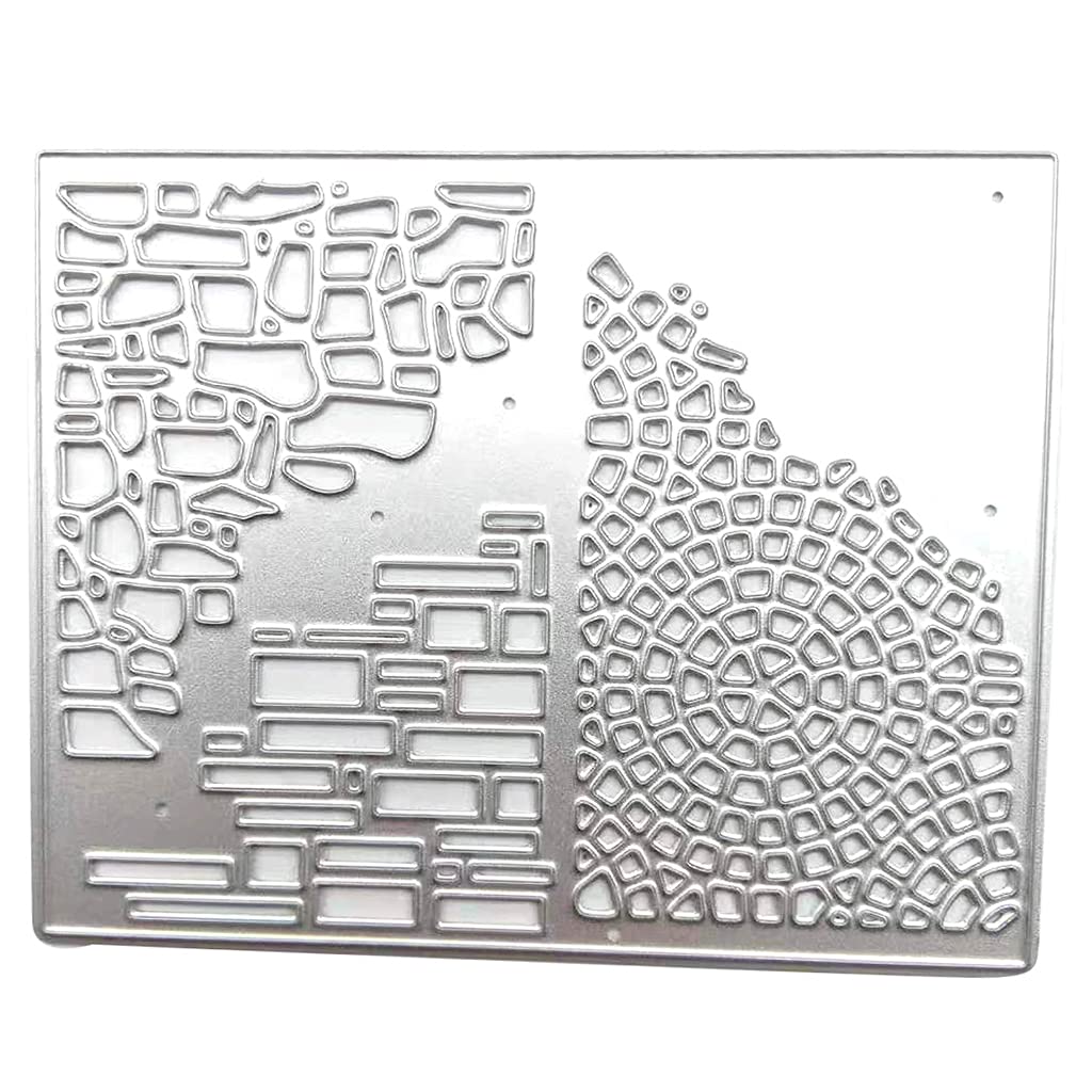 Elnwnnkc Geometric Metal Cutting Dies Stencil Scrapbooking Album Paper Card Template Cutting Dies Stencil