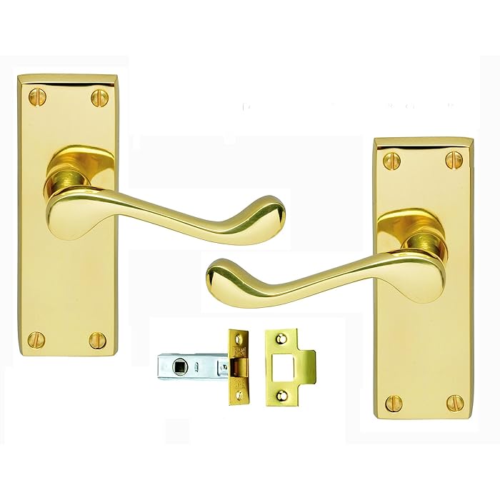 Buy Carlisle Brass Victorian Scroll Lever Latch Door Handles and 64mm