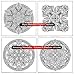 Adult Coloring Book - Amazing Mandalas Series - Volume III