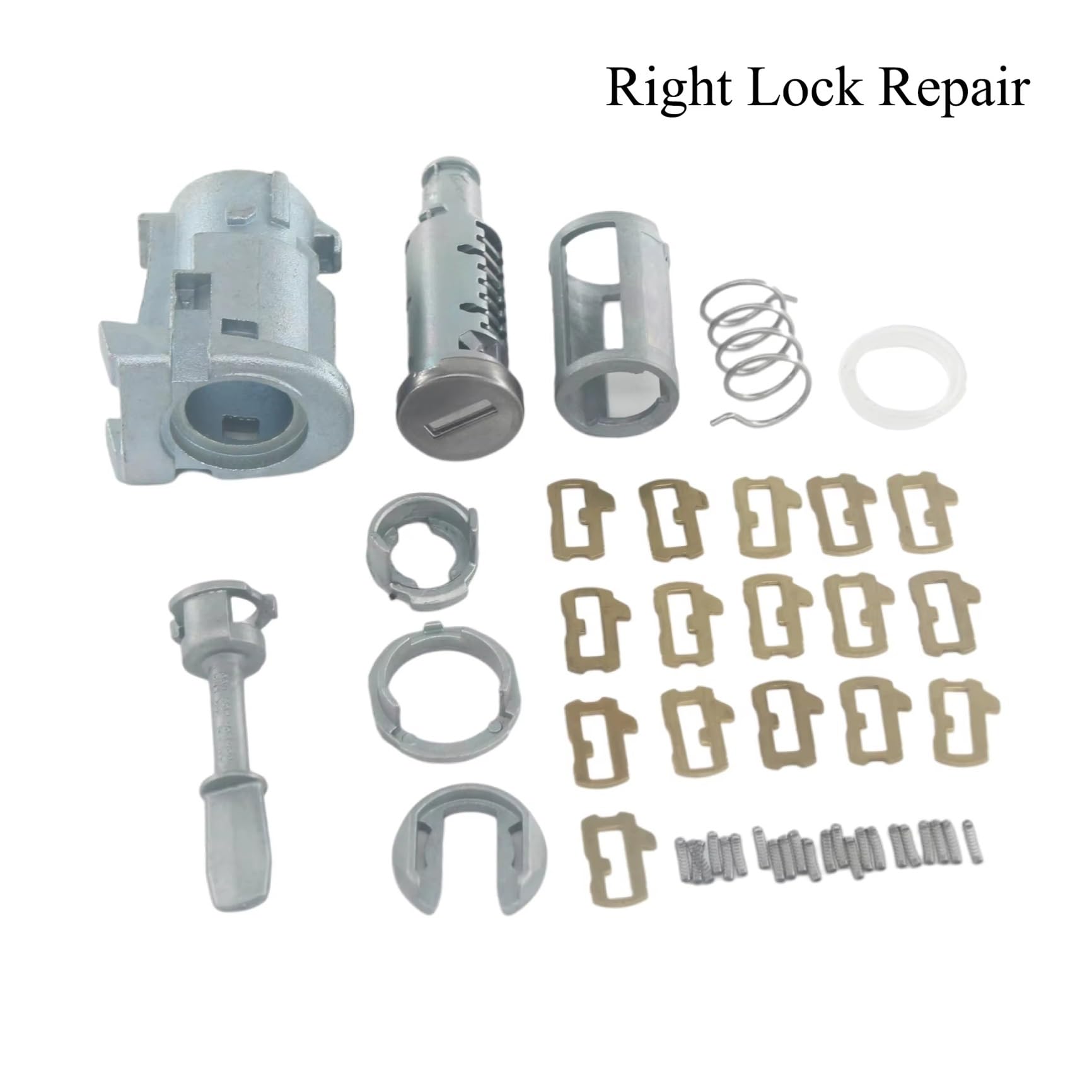Stellmotor Türschloss Links RECHTS TÜR Barrel Zylinder Schloss REPARATURSATZ Für VW Für Golf 4 IV MK4 Für Bora 1997-2003 604837168 Türschloss Zentralverriegelung(Right Lock Repair)
