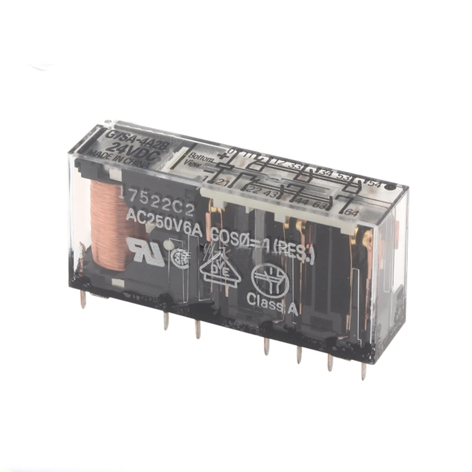 VDOQTLJT Relay G7SA 4A2B 24VDC G7SA-4A2B-24VDC G7SA-4A2B G7SA4A2B DC24V DIP14 2PCS/LOT