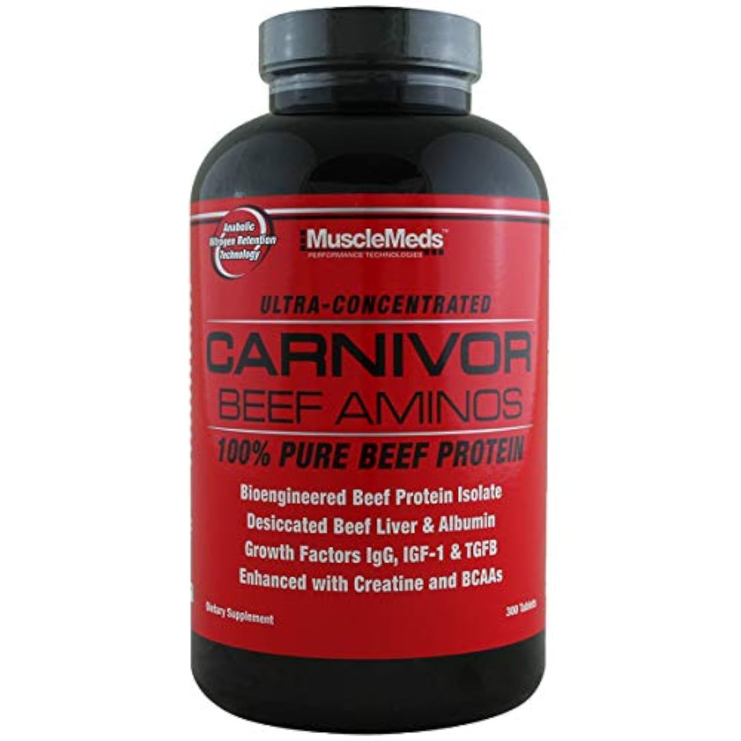 Musclemeds Carnivor Beef Amino, 300 Tablets - HALAL