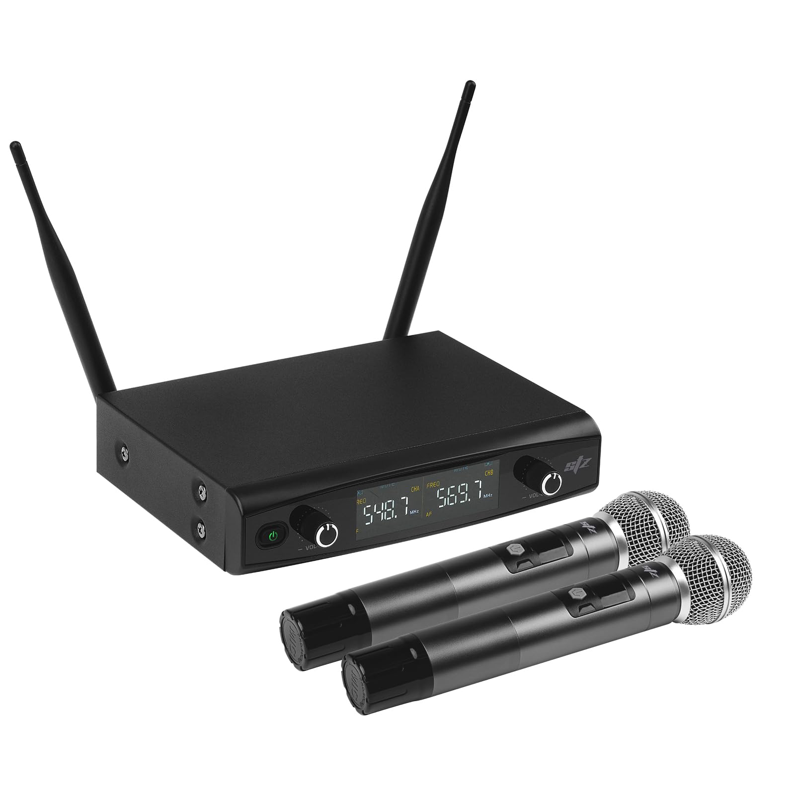 Amazon.com: Studio Z UHF Wireless Microphone (STZ-W3372), Dual