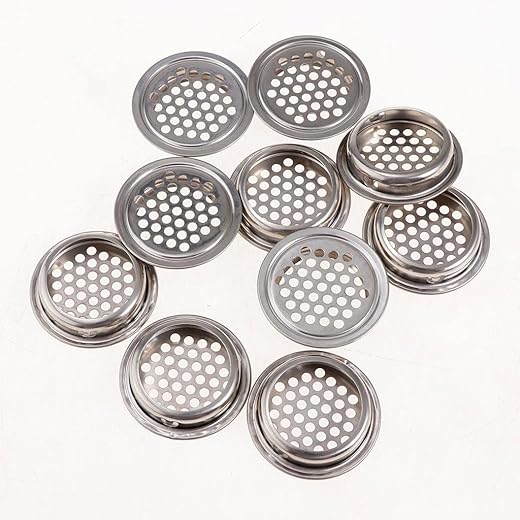 CALANDIS Stainless Steel Air Vent Louver Round Hole Air Vent Cover Louver 35mm