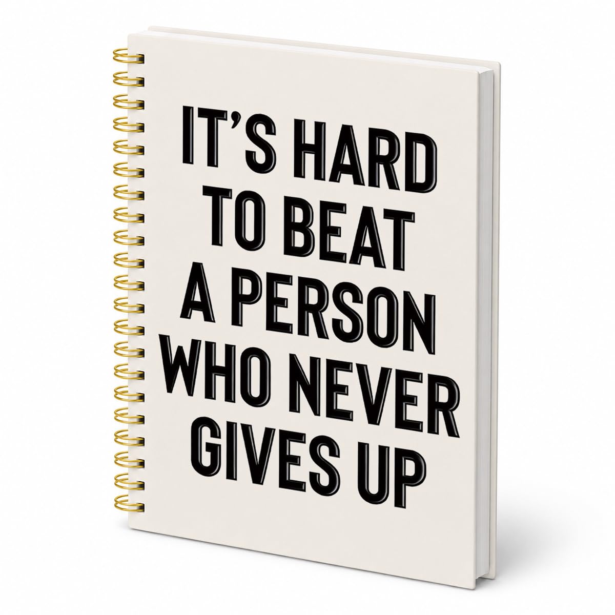 Rusenbao 772-ZSNB-NeverGivesUp Notebook couverture rigide - 7